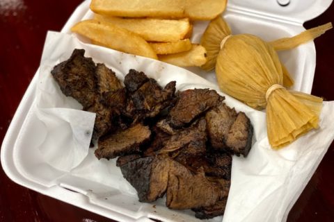 Brazza Steaks on Stakes
