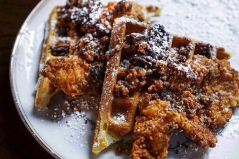 chicken and waffles