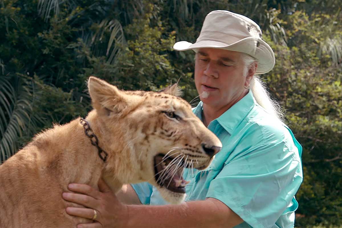 Doc antle with big cat