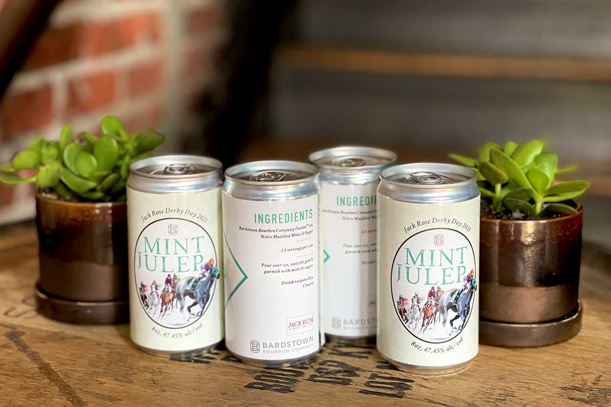 mint julep in can
