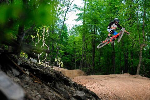 mountain biking