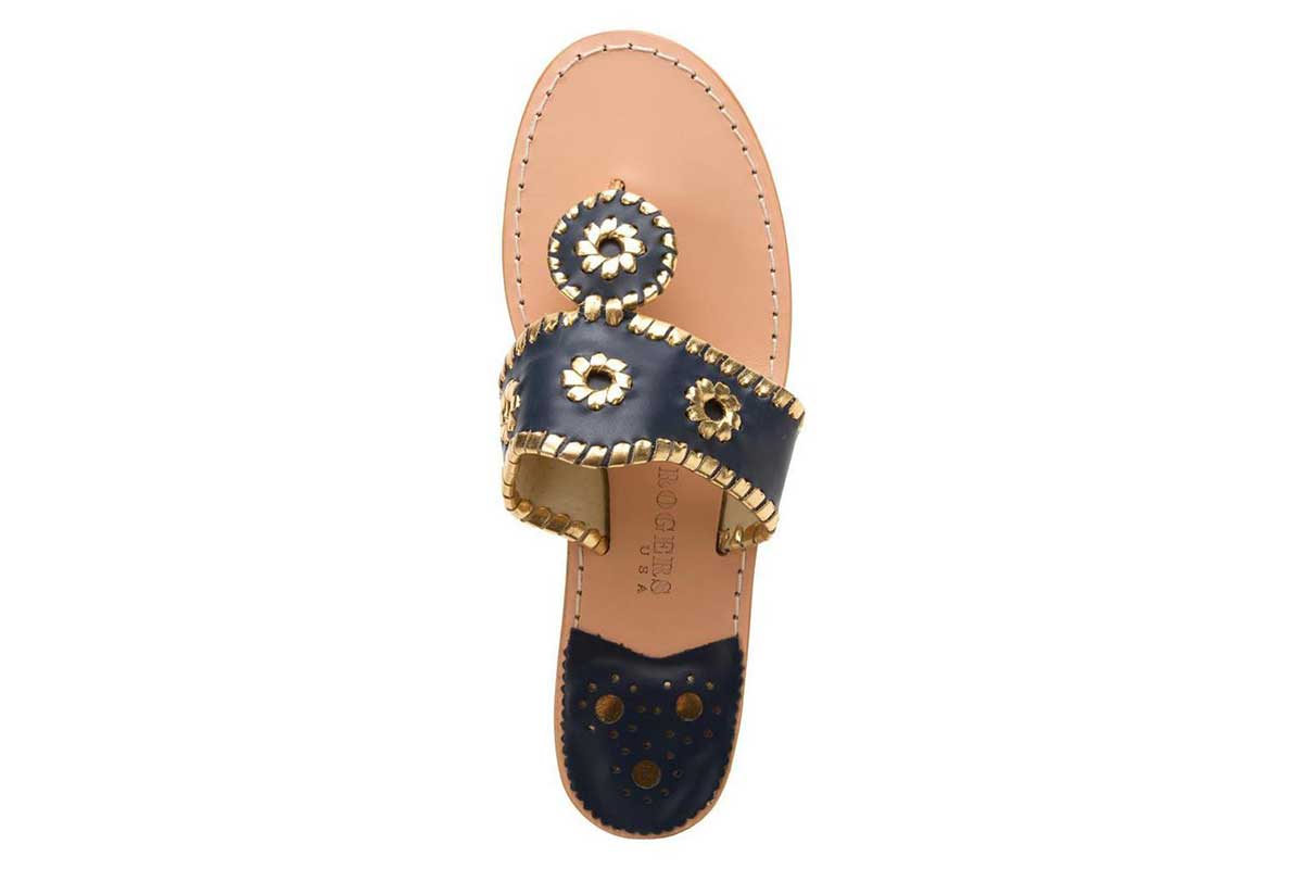 Blue and Gold sandal