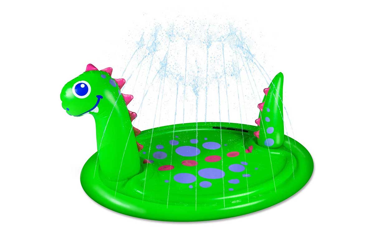 dinosaur splash pad