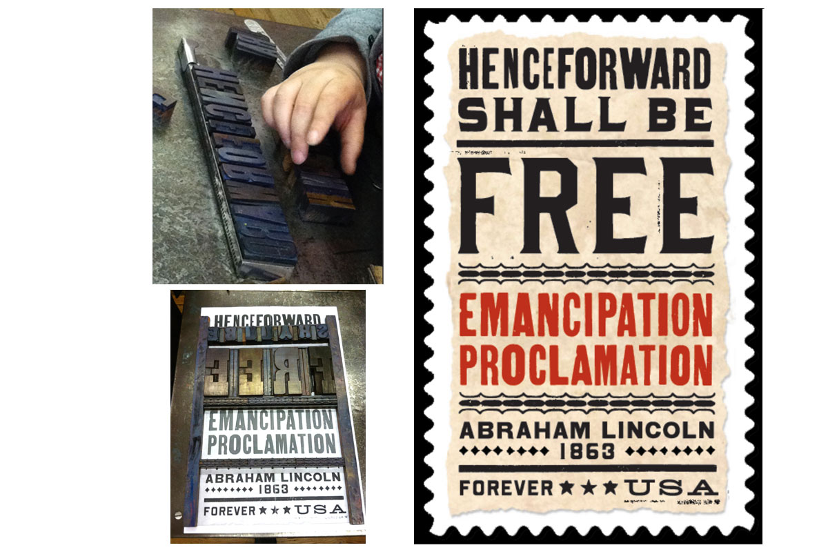 emancipation post stamps