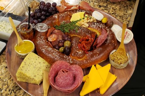 Charcuterie board at The Branch