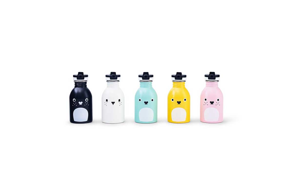 kids water bottles with faces