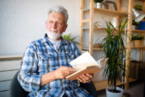 man reading