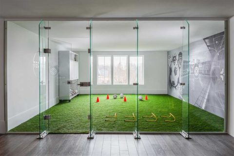 indoor soccer field