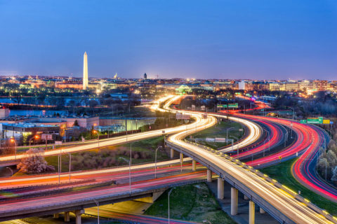 Washington DC at night