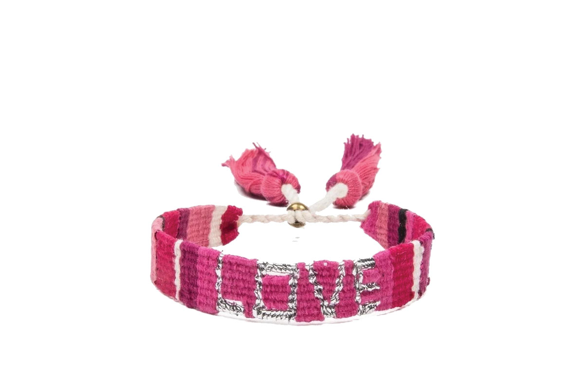 pink love bracelet