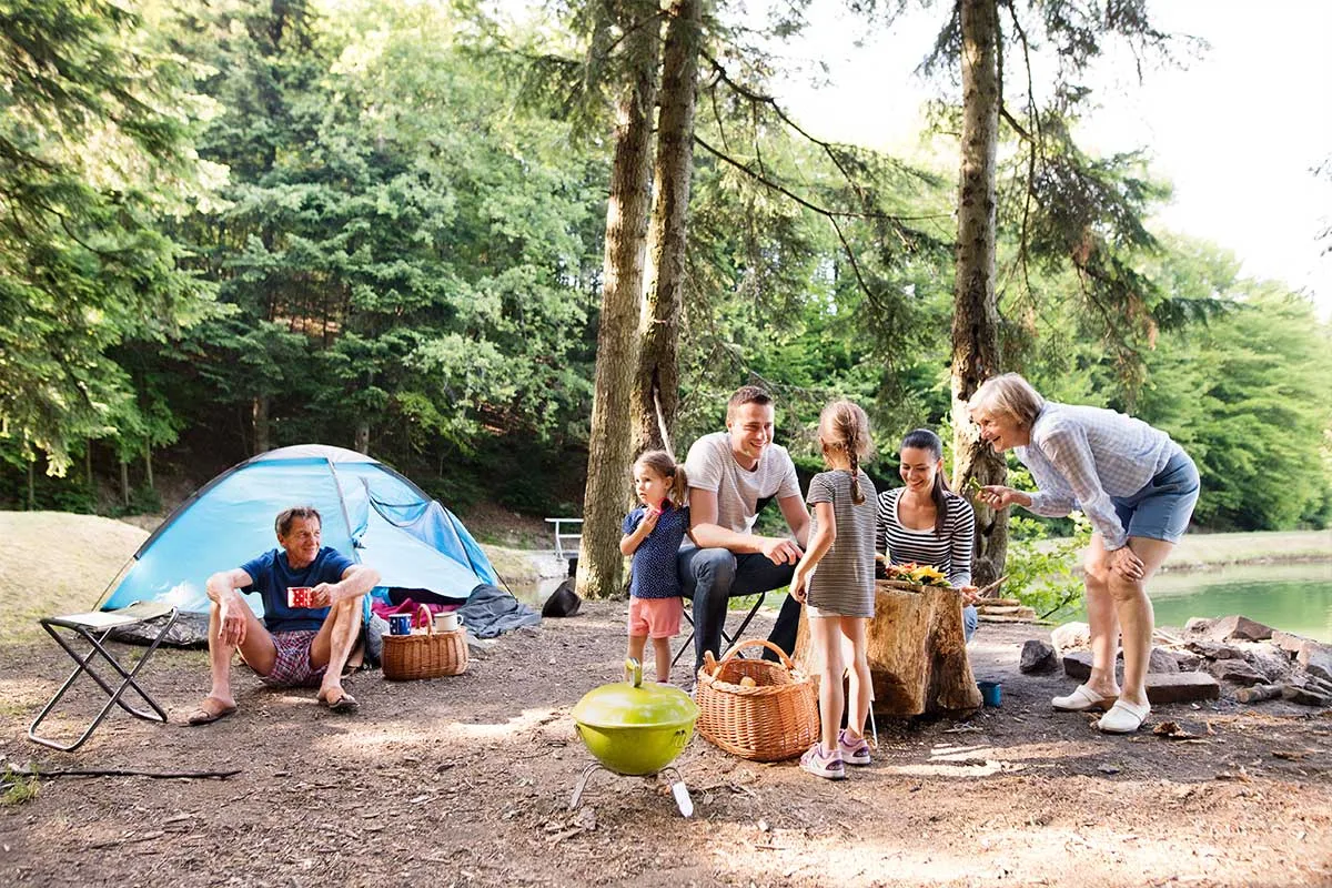 family camping