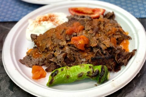 Iskender kebab at Taste of Istanbul