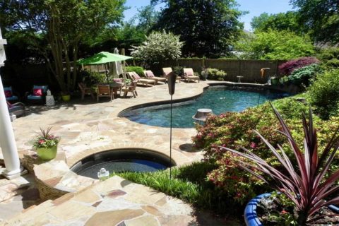 backyard pool