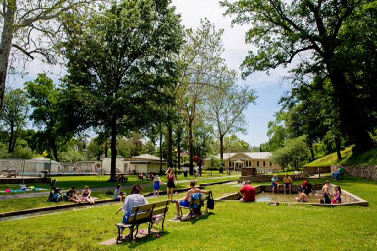 people in the park