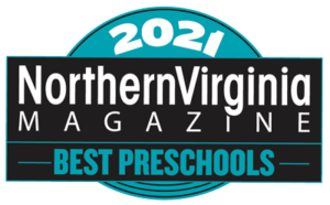 2021 best preschools badge teal