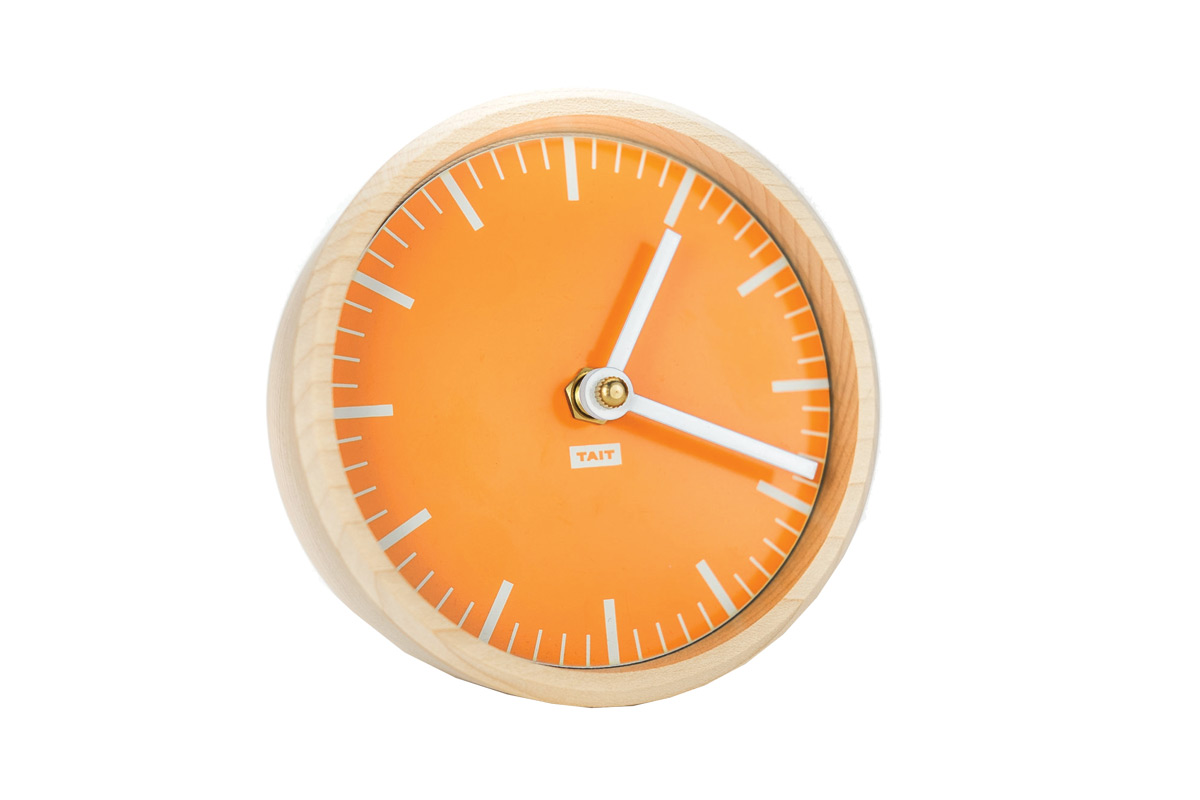 orange clock