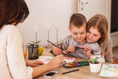 family painting