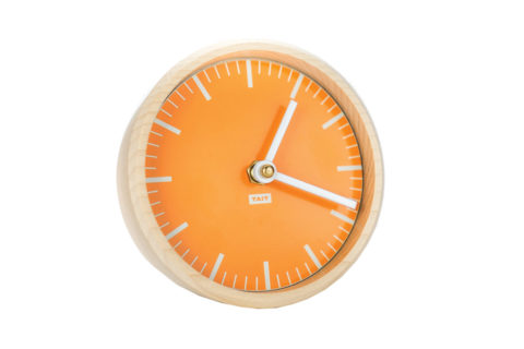 orange clock