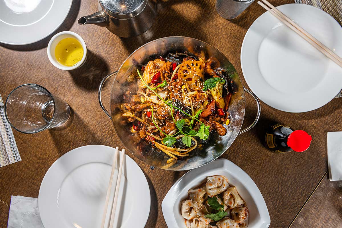 Hot peppercorn asian cuisine