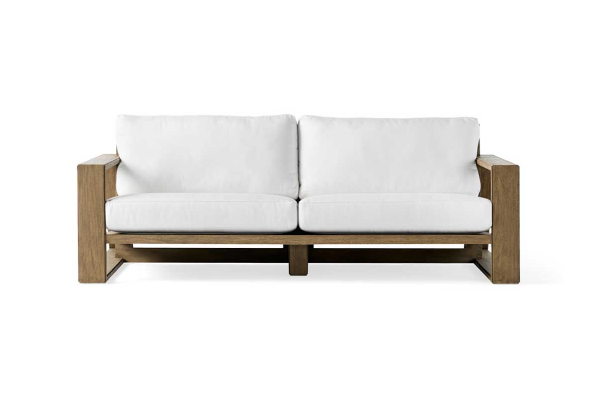 white outdoor sofa
