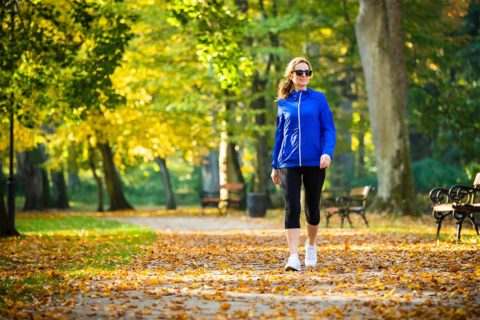 woman walking