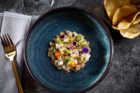 Hamachi tartare at Wren