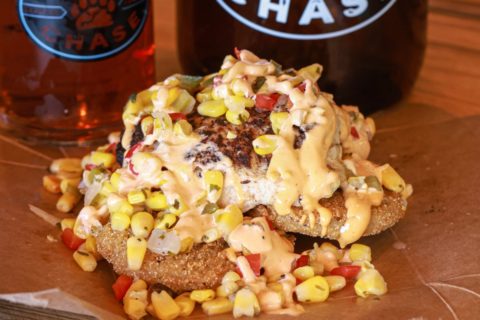 Crab Cake at Bear Chase Brewing Company