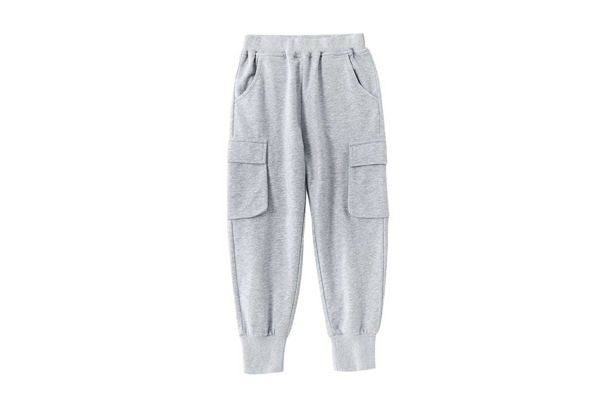 grey cargo sweatpants