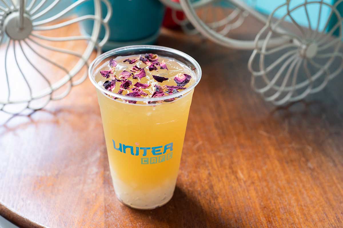 yellow unitea drink