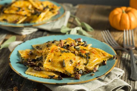 pumpkin ravioli
