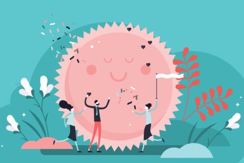 happy illustration