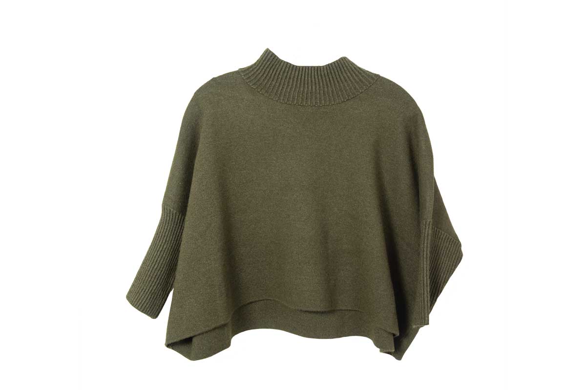 green sweater 