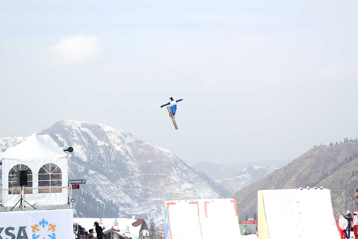 caldwell competing at world ski championships