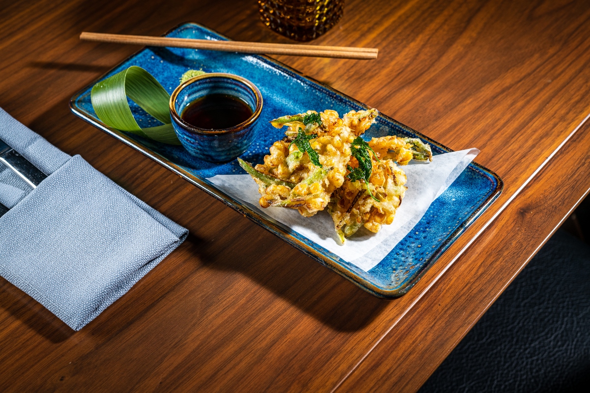 Wren corn kakiage tempura