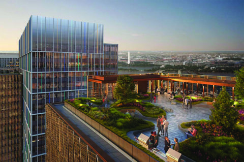 rooftop terrace rendering