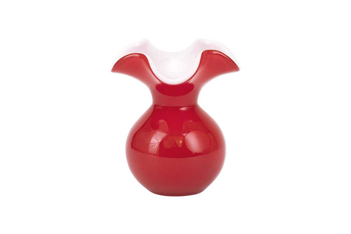 red vase