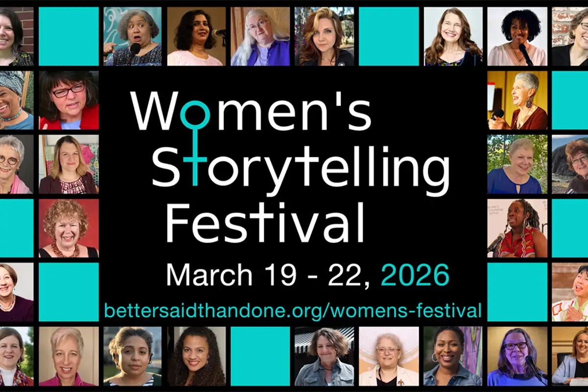 poster for 2026 Women's Storytelling Festival