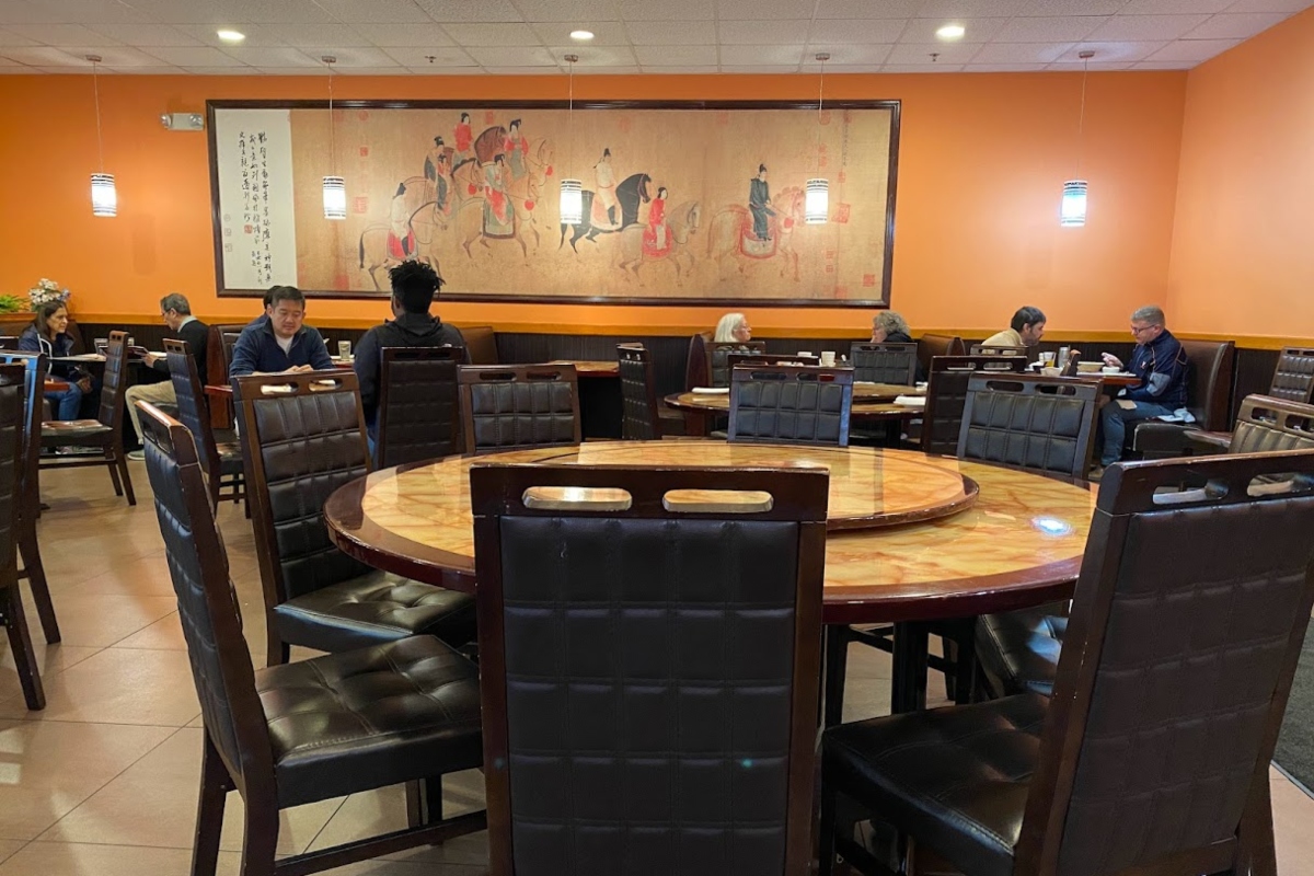 The dining room at Peter Chang