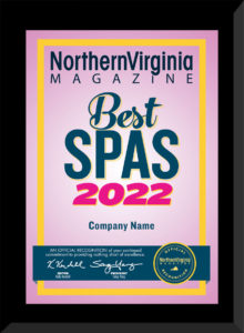 2022 best spas plaque