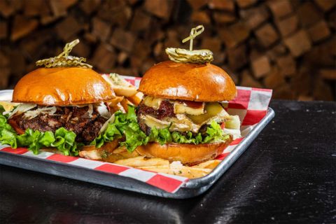 charred burger