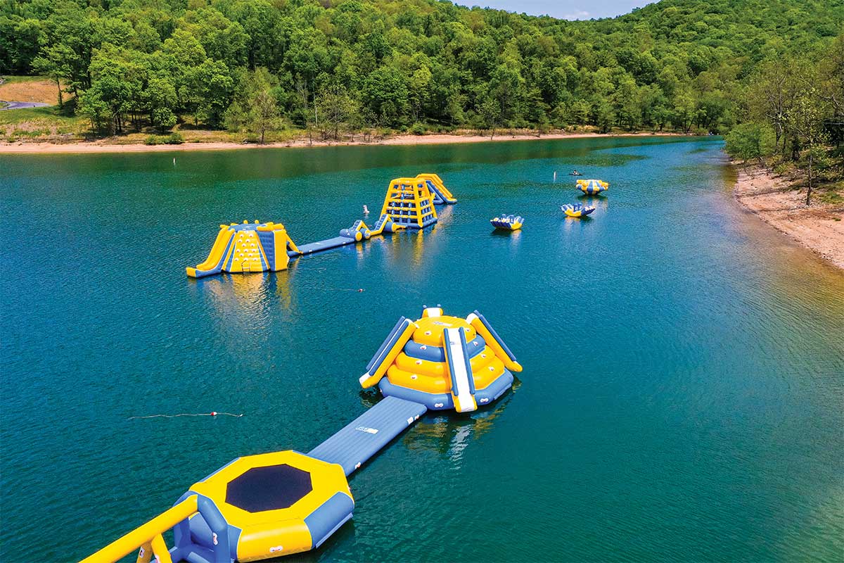 lake obstacle course