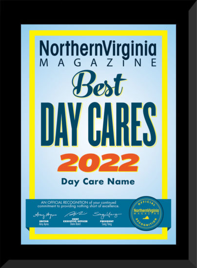 2022 best day cares plaque