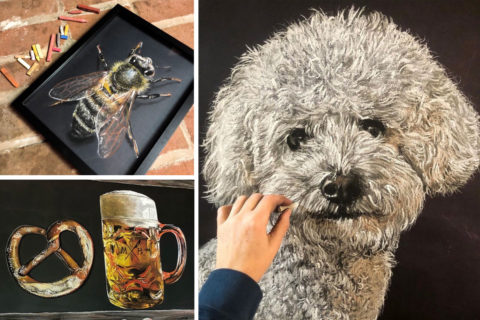 chalk drawings