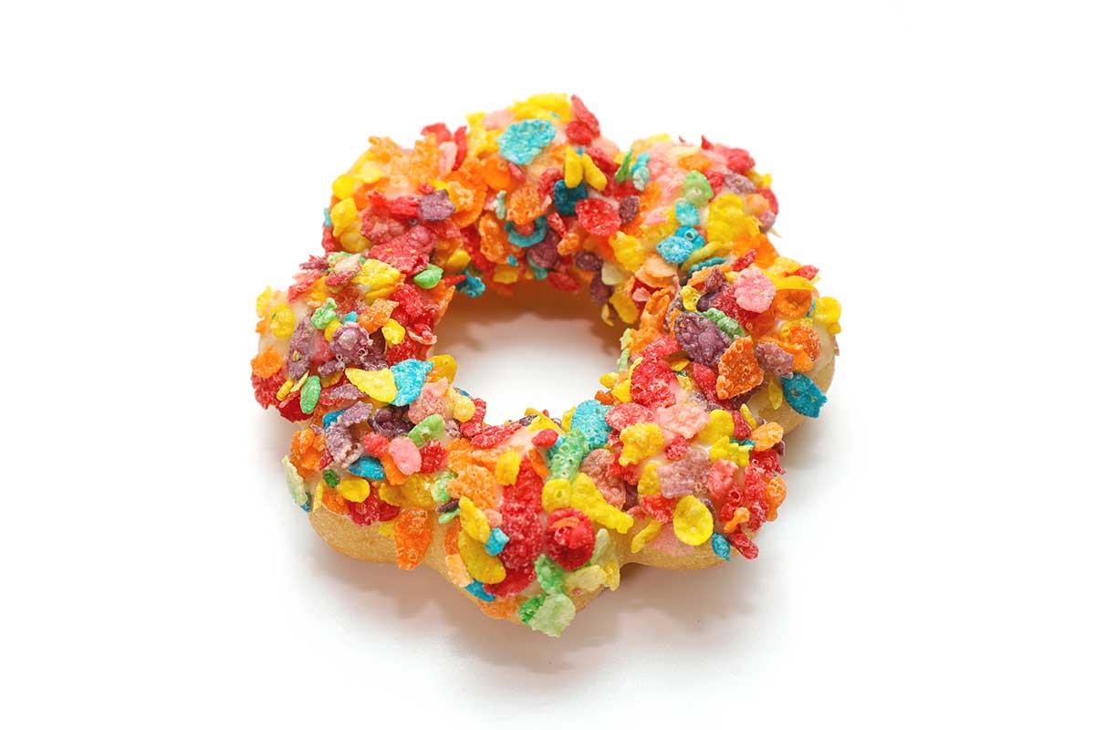 Fruity grits donut