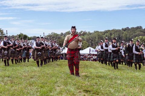 bagpipe band
