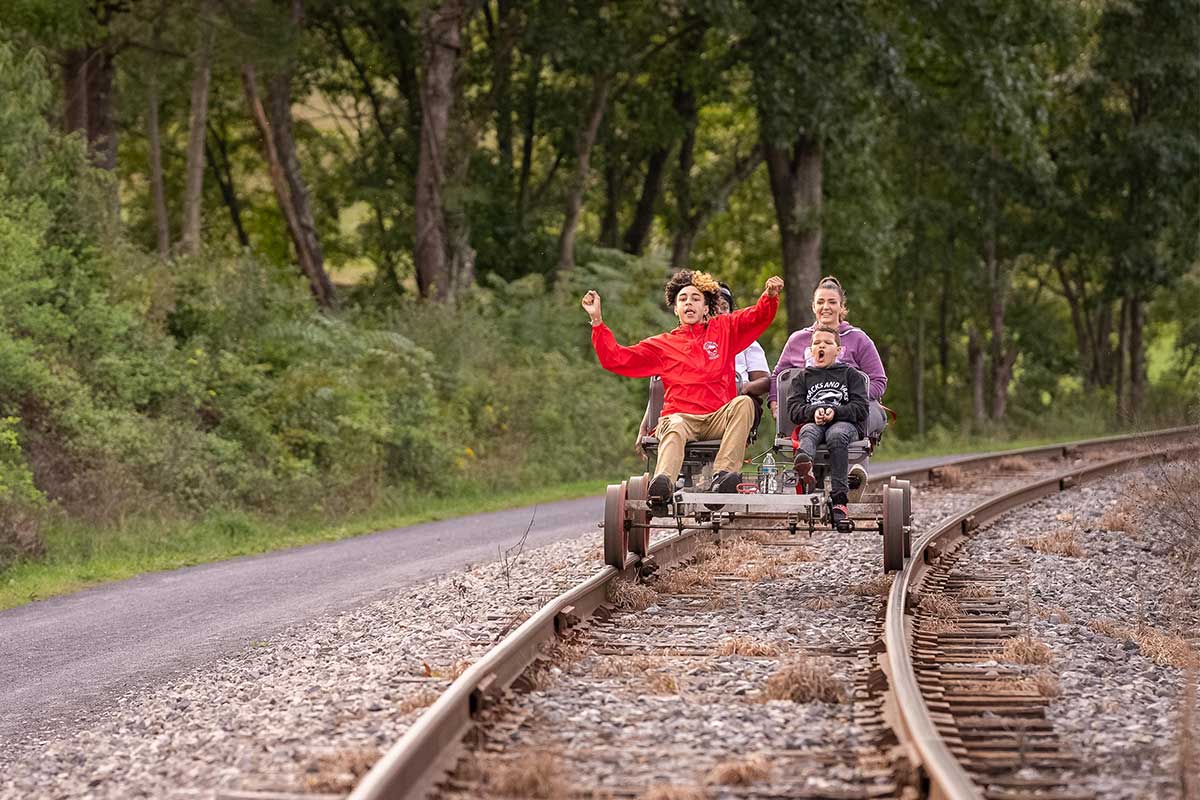 family railbiking