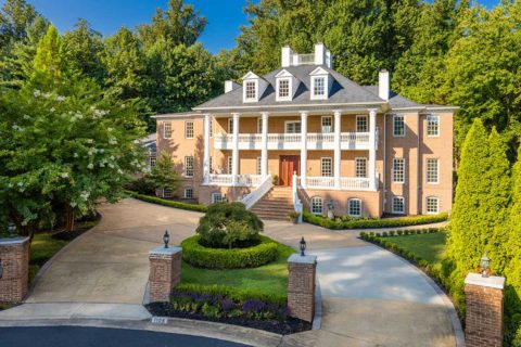 mclean colonial house mansion exterior