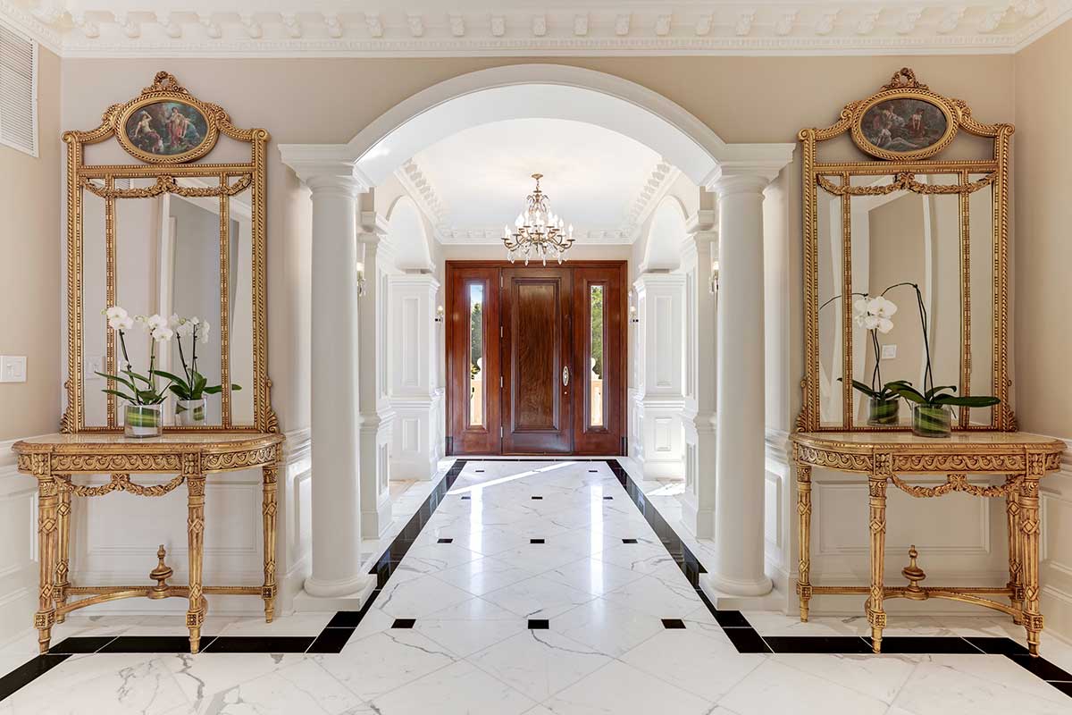 marble entryway