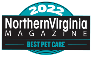 2022 best pet care badge teal