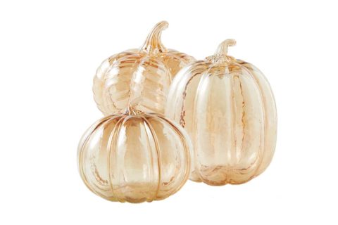 glass pumpkins